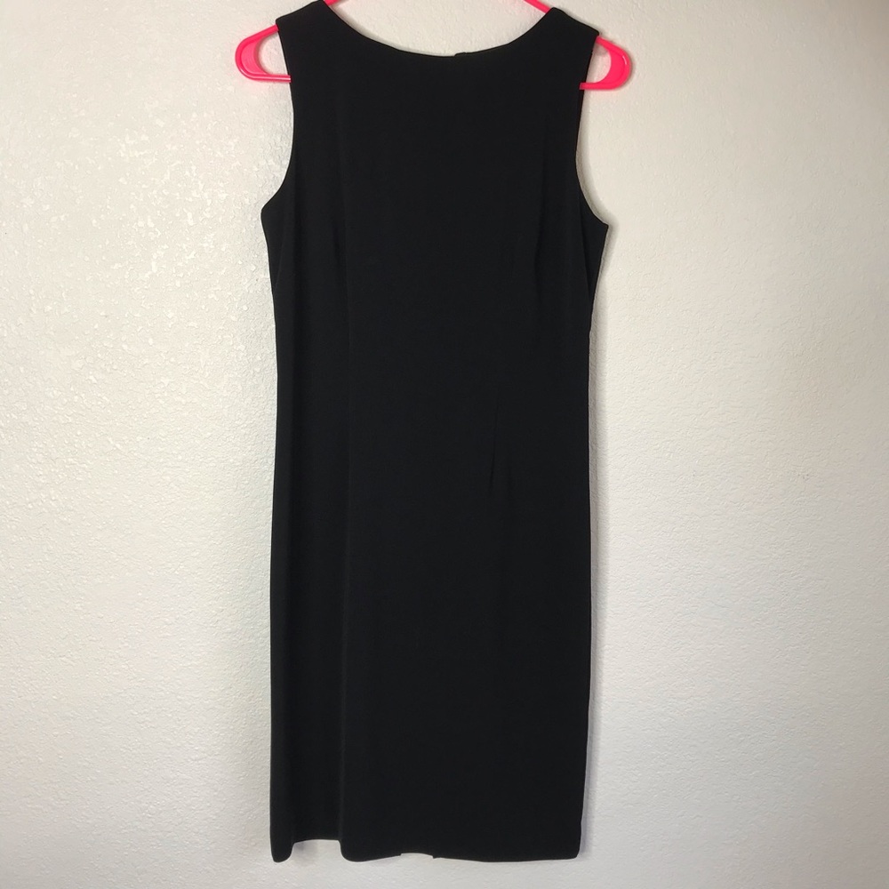 Black backless dress